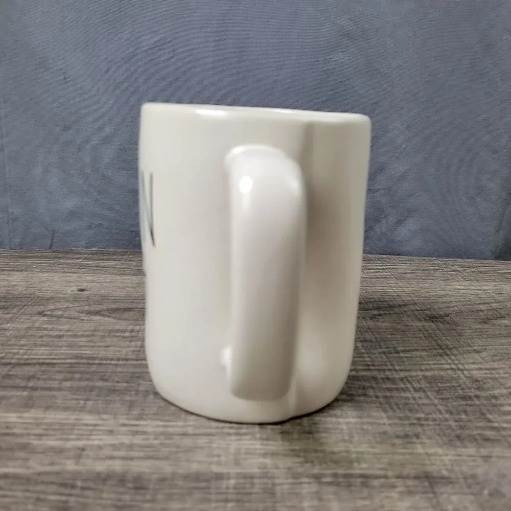 Rae Dunn Artisan Collection White Ceramic‎ Farmhouse Pumpkin Patch Mug_4